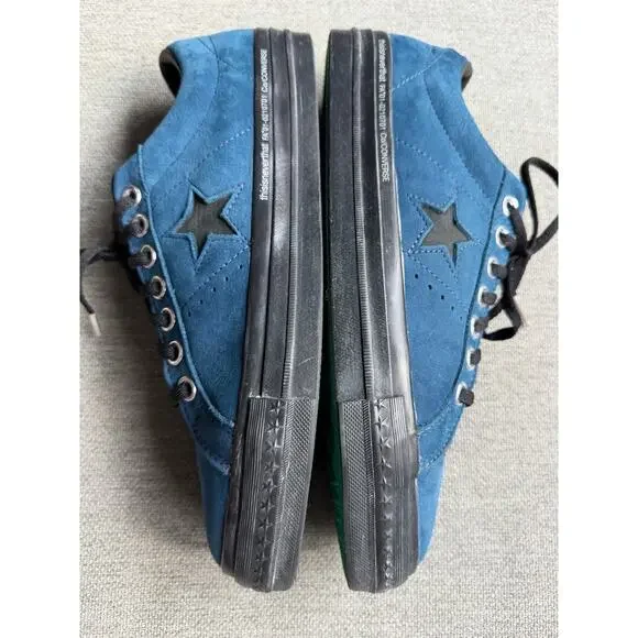 Thisisneverthat x Converse One Star Low 'New Vintage' Blue Sz M 10.5 W 12 - Picture 8 of 15